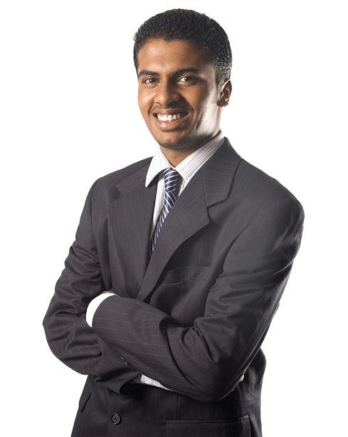 Business man in suit